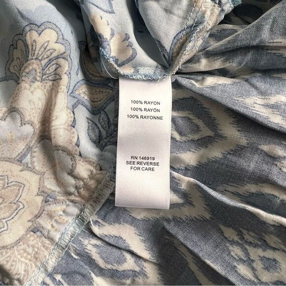 Casa Cabana Blue Paisley Patterned Midi Dress - Picture 11 of 11